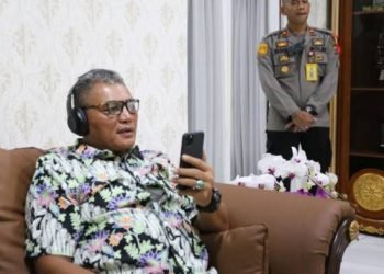 Kapoldasu Irjen Pol Drs Martuani Sormin MSi saat wawancara dengan RRI Medan melalui via telfon di kediamannya, Selasa (20/05/2020).