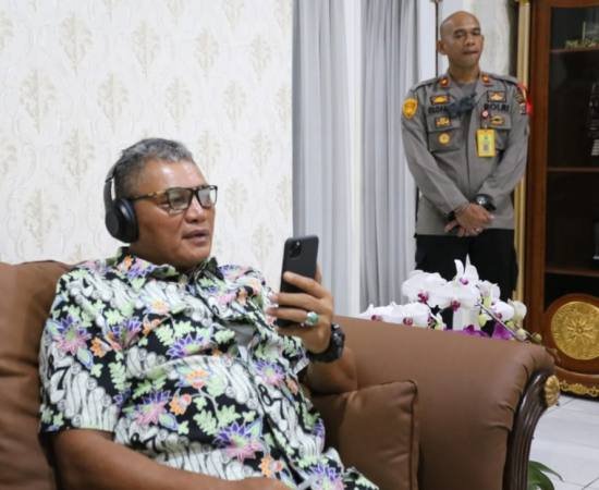 Kapoldasu Irjen Pol Drs Martuani Sormin MSi saat wawancara dengan RRI Medan melalui via telfon di kediamannya, Selasa (20/05/2020).
