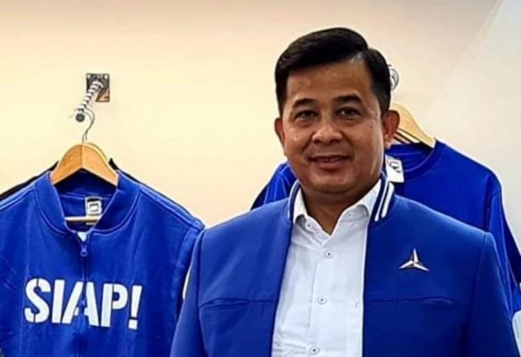 Pelaksana Tugas (Plt) Ketua Dewan Pimpinan Daerah (DPD) Partai Demokrat Sumatera Utara (Sumut), Herri Zulkarnain. (Foto: Tagar/Andi Nasution)
