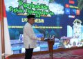 Gubernur Sumatera Utara (Sumut) Edy Rahmayadi membuka Pekan Tilawatil Quran (PTQ) LPP RRI  ke-53 di Aula Tengku Rizal Nurdin Jalan Jenderal Sudirman Nomor 41 Medan,  Kamis (23/3). (Diskominfo)