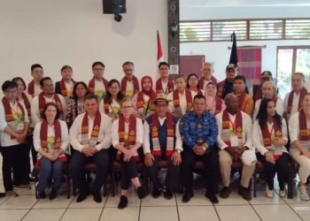 Kunjungan delegasi Ambassador goes to Kampung KB.(Suriono Brandoi).
