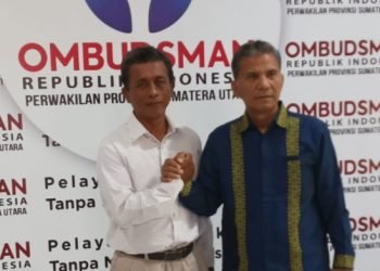 Abyadi Siregar (kanan) dan Yannes Tambunan. (BIN)