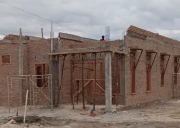 Rumah Huria HKBP Marom Yang Sedang Dibangun. (IST)