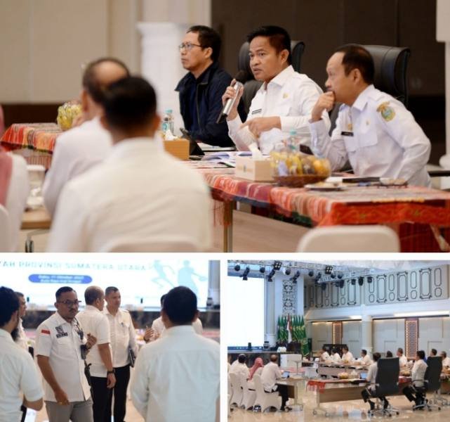 Usai Rapat dengan Presiden, Pj Gubernur Sumut Bahas Secara Detail Kesiapan PB PON Wilayah Sumut. (Dsikominfo Sumut)