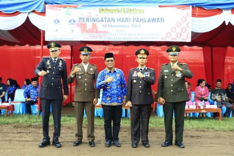 Peringatan Hari Pahlawan di Kabupaten Samosir.(Suriono Brandoi)