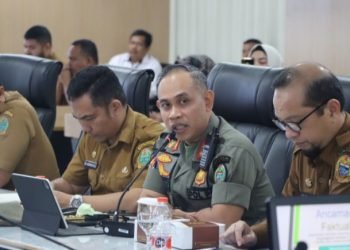 Sejumlah Pimpinan OPD Pemprov Sumut melaksanakan Rapat Koordinasi (Rakor) bersama Staf Ahli Kemenko Polhukam, Selasa (30/1) di Kantor Gubernur Sumut, Jalan Diponegoro Nomor 30, Medan. (DISKOMINFO SUMUT)