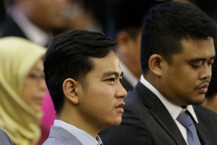 Wali Kota Medan Bobby Nasution dan Gibran Rakabuming Raka.