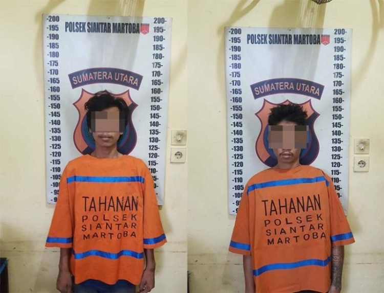 Dua maling pembobol gudang bahan bangunan akhirnya ditangkap Tim Opsnal Unit Reskrim Polsek Siantar Martoba.