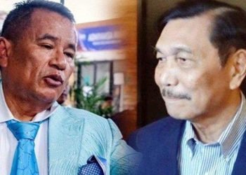 Luhut Binsar Pandjaitan dan Hotman Paris.