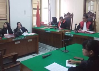 Sidang pembacaan vonis dua terdakwa kurir ganja seberat 133 kg dari Aceh ke Medan digelar di PN Medan. 