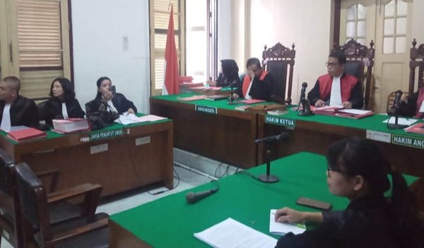 Sidang pembacaan vonis dua terdakwa kurir ganja seberat 133 kg dari Aceh ke Medan digelar di PN Medan. 