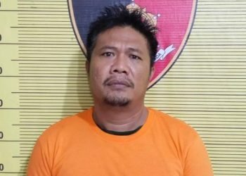 Azhari, warga Belawan yang ditangkap di Langkat saat jual Pertalite Oplosan. 