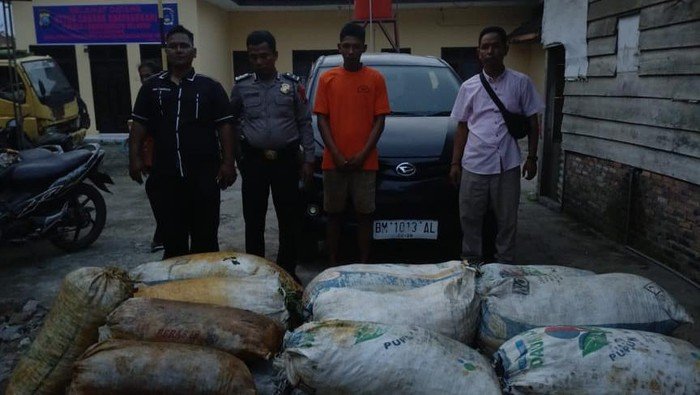 Eka Prasetia, pelaku pencurian sawit PT Torganda.