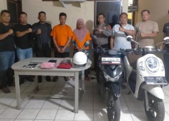 Tersangka dan barang bukti diamankan di Polres Madina.