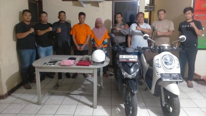 Tersangka dan barang bukti diamankan di Polres Madina.