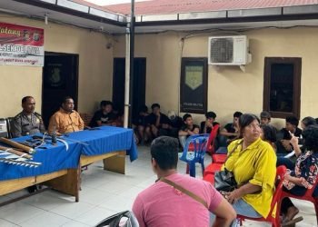 18 pemuda yang tergabung dalam geng motor ditangkap saat mau tawuran di Medan.