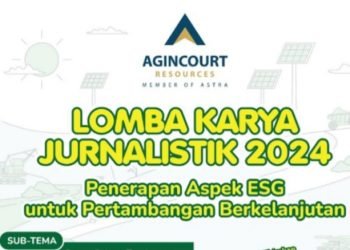 Poster Lomba Karya Jurnalistik 2024 PT AR. (IST)