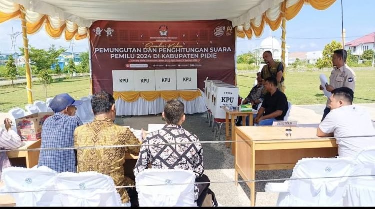 Dua petugas KPPS di Kabupaten Pidie, Aceh, meninggal dunia diduga akibat kelelahan dalam bertugas.