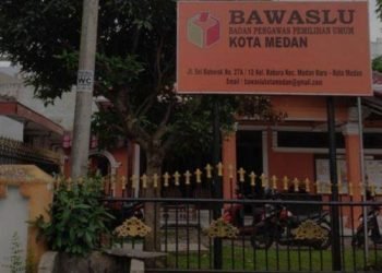 Kantor Bawaslu Medan. 