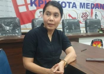 Ketua KPU Medan Mutia Atiqah.