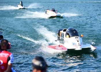 Persiapan ajang F1 Powerboat atau F1H2o 2024.