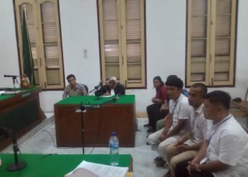 Sidang pemeriksaan saksi kasus dugaan penggelapan pajak Samsat Kabupaten Samosir dengan terdakwa Acong.