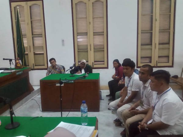 Sidang pemeriksaan saksi kasus dugaan penggelapan pajak Samsat Kabupaten Samosir dengan terdakwa Acong.