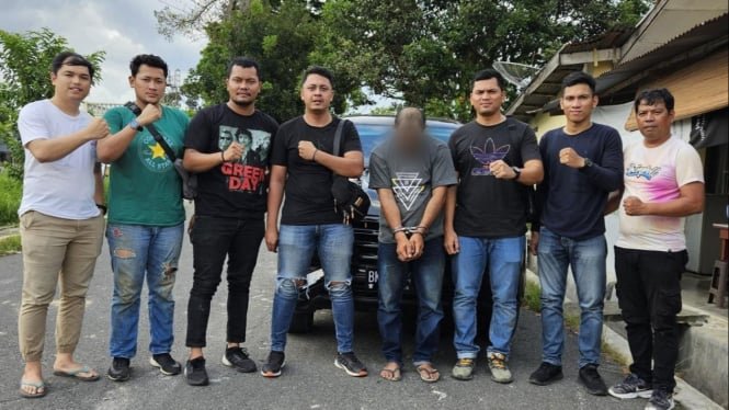 Bandar narkoba MN alias Tubin ditangkap Polres Simalungun.
