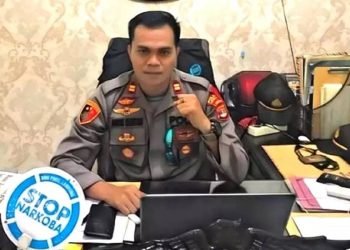 Terdakwa mantan Kasat Narkoba Polres Lampung Selatan Andri Gustami.