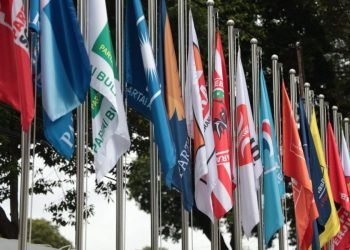 Bendera Partai Politik.
