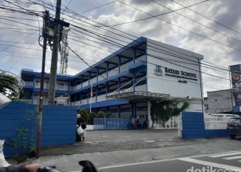 Kondisi Kampus STIE Nusa Bangsa di Jalan Sei Serayu yang kini telah berubah menjadi Batari School.