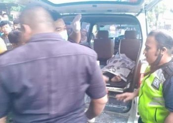 Tabrakan kereta api di Kecamatan Sunggal, Deli Serdang.