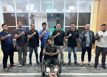 Pencuri besi pagar rumah warga di Kota Medan ditembak karena berupaya melawan petugas saat ditangkap. 