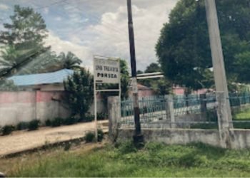 Gedung Yayasan SMK Trisurya Porsea. (IST)