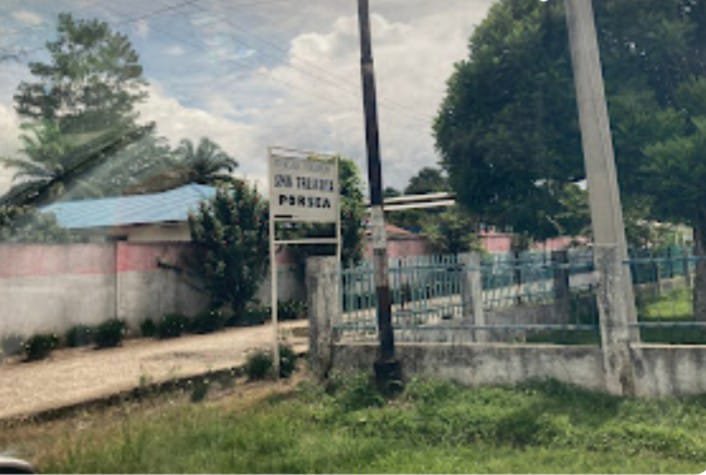 Gedung Yayasan SMK Trisurya Porsea. (IST)