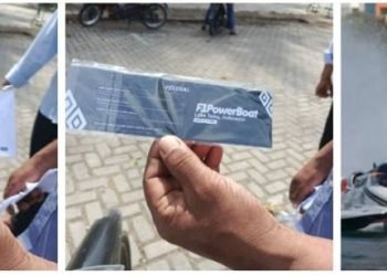 Tiket gratis balapan F1 Powerboat Danau Toba.