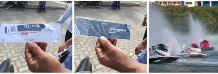 Tiket gratis balapan F1 Powerboat Danau Toba.