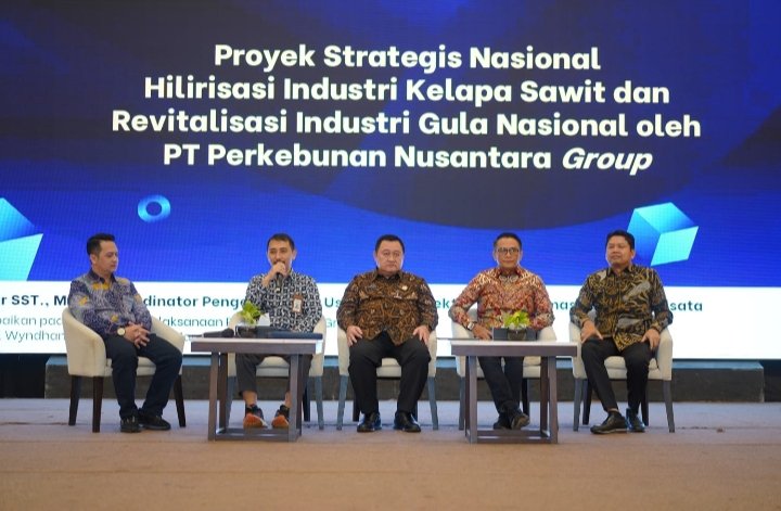 Caption:
Kemendagri menggelar sosialisasi PSN PTPN grup kepada para kepala daerah di sumatera, baru-baru ini di hotel Wyndham Palembang.
Sebagaimana PSN lainnya, Pemerintah memberikan relaksasi pajak utamanya BPHPTB atas aksi merger PTPN demi mempercepat revitalisasi gula dan hilirisasi sawit nasional. (IST)