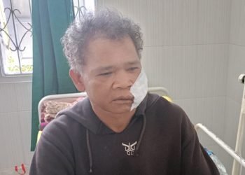 Abdi Darma Manalu mendapat perawatan di RSUD Sidikalang.