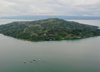 Pulau Sibandang di Kecamatan Muara, Kabupaten Tapanuli Utara, masuk nominasi 50 besar ADWI 2024. 