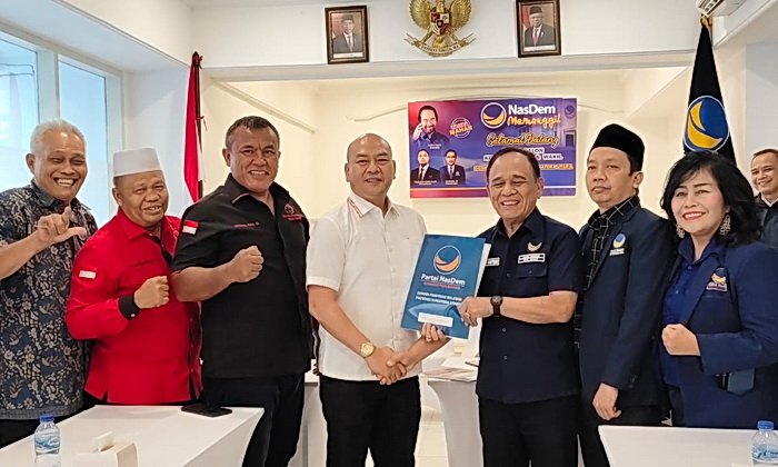 Nikson Nababan sudah mendaftarkan diri ke PKB dan NasDem.