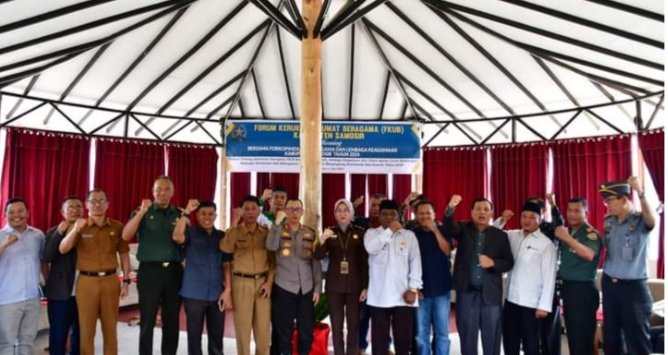 Diskusi akselerasi sinergitas yang digelar FKUB Samosir.(Suriono Brandoi)
