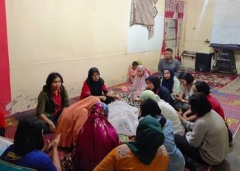 Suasana rumah duka bocah yang ditemukan tenggelam di Sungai Bah Bolon.