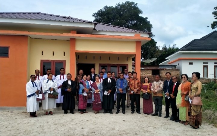 Syukuran Peresmian Rumah Dinas HKBP Marom. (IST)