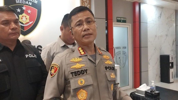 Kapolrestabes Medan Kombes Teddy Jhon Sahala Marbun. 
