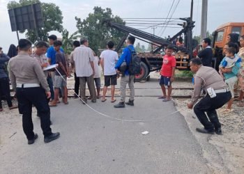 Molisi melakukan olah TKP.