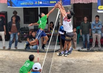 Final Turnamen Volley Putra Rena Dolok Nauli Cup Ke - 3 Tahun 2024. (IST)