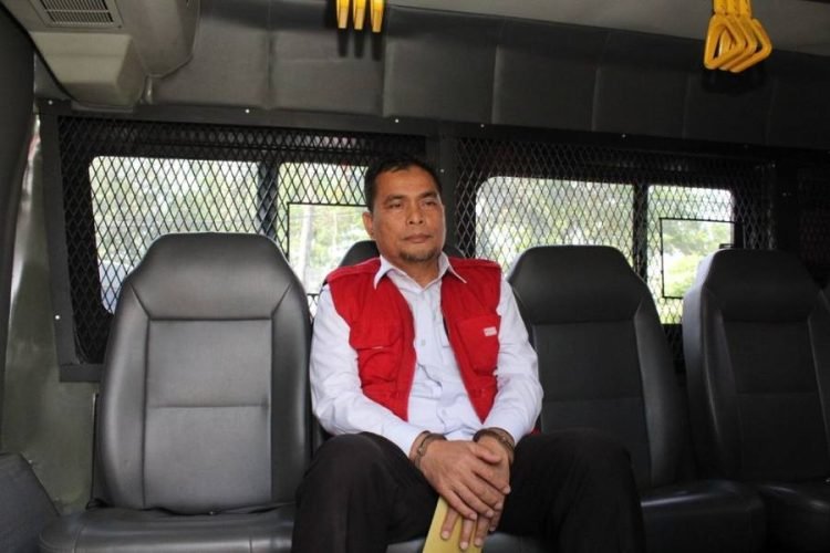 Terdakwa Alwi Mujahit Hasibuan.