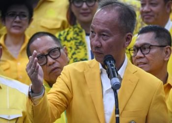 Plt Ketua Umum Partai Golkar Agus Gumiwang di kantor DPP Partai Golkar, Selasa (13/8/2024).