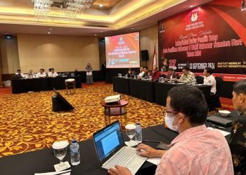 Rapat pleno penetapan DPT Sumut.